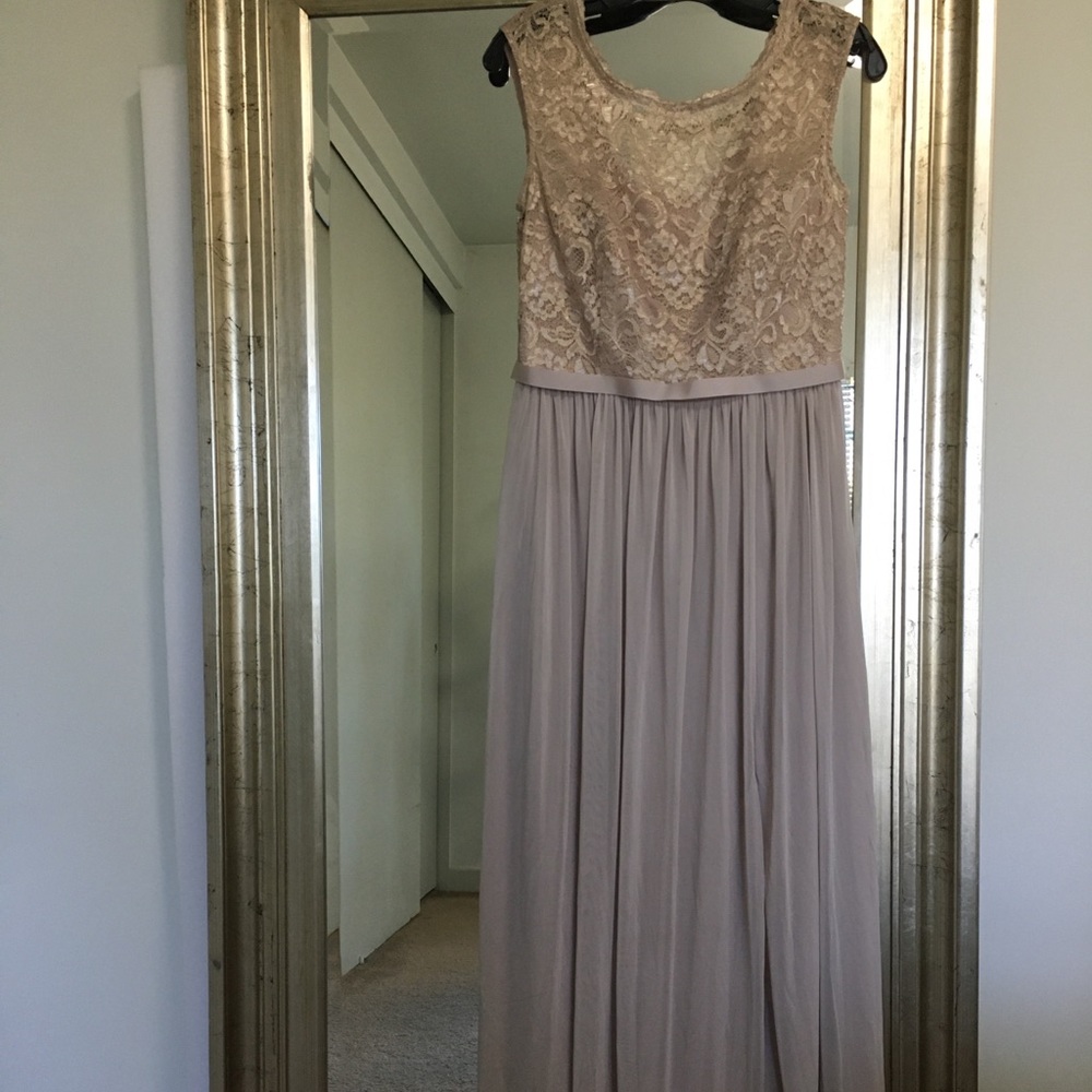 David’s bridal long gown